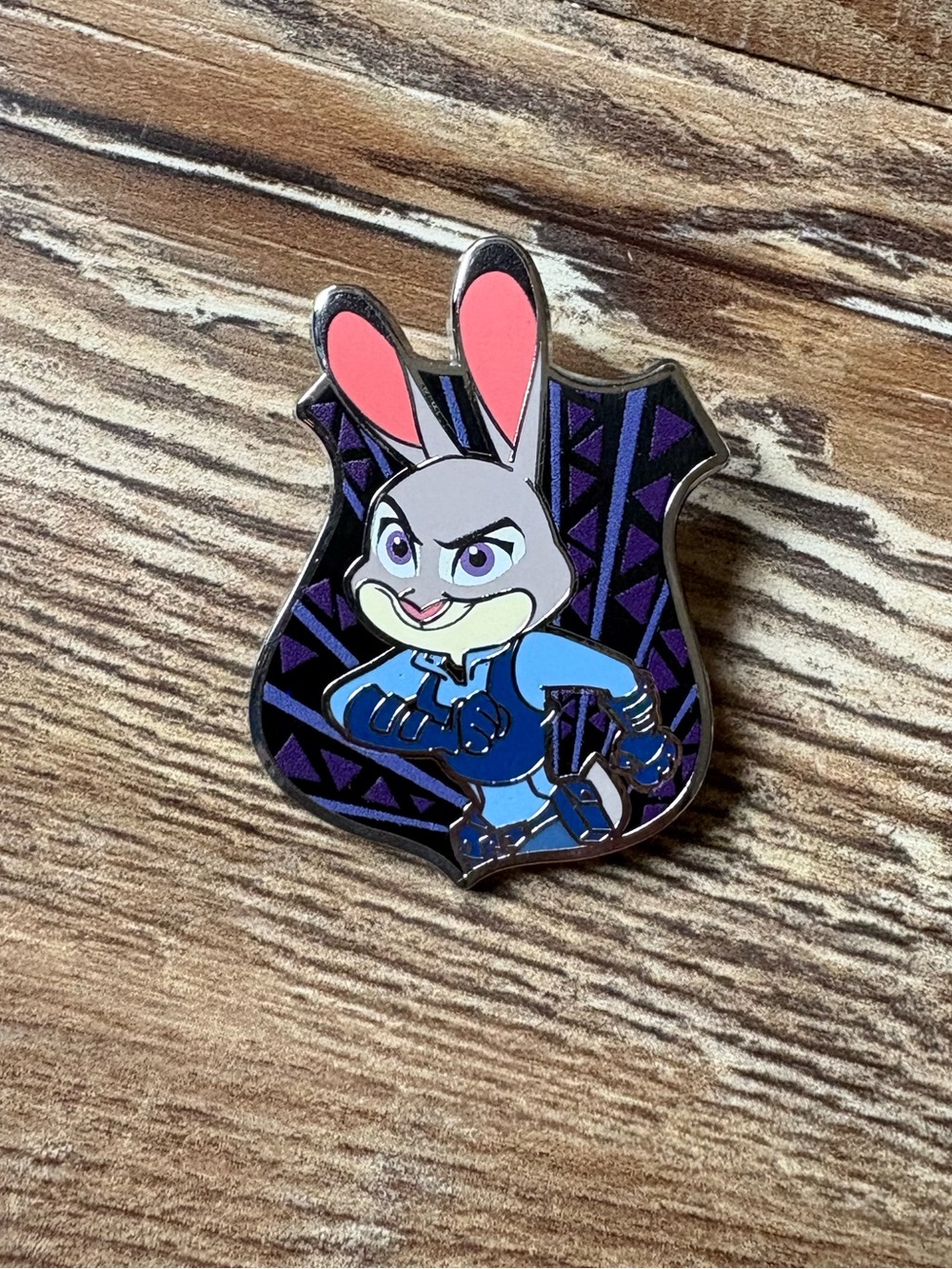 Disney Judy Hopps Zootopia Police Mystery Trading Pin